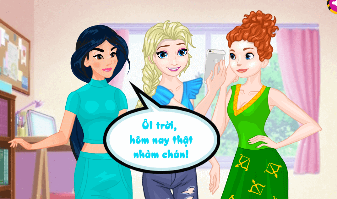 Game công chúa ma nơ canh