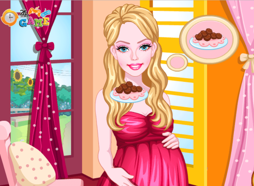 game chăm sóc bà bầu