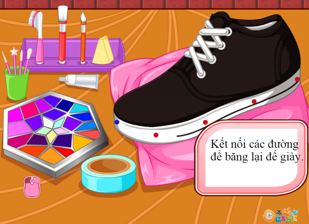 game thiết kế giày